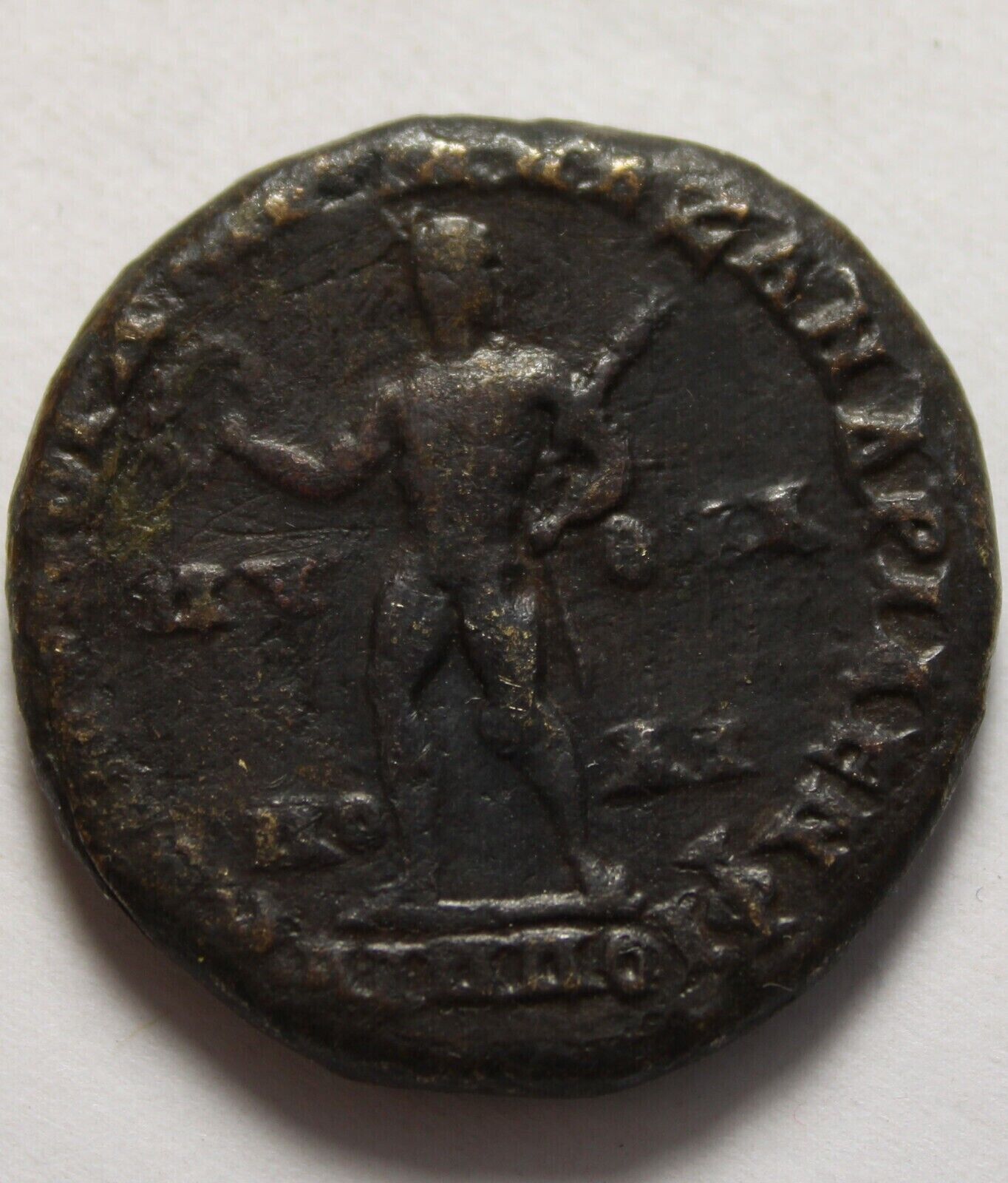 Rare original ancient Roman coin Caracalla Philippopolis Thrace Pythian games Без бренда - фотография #3