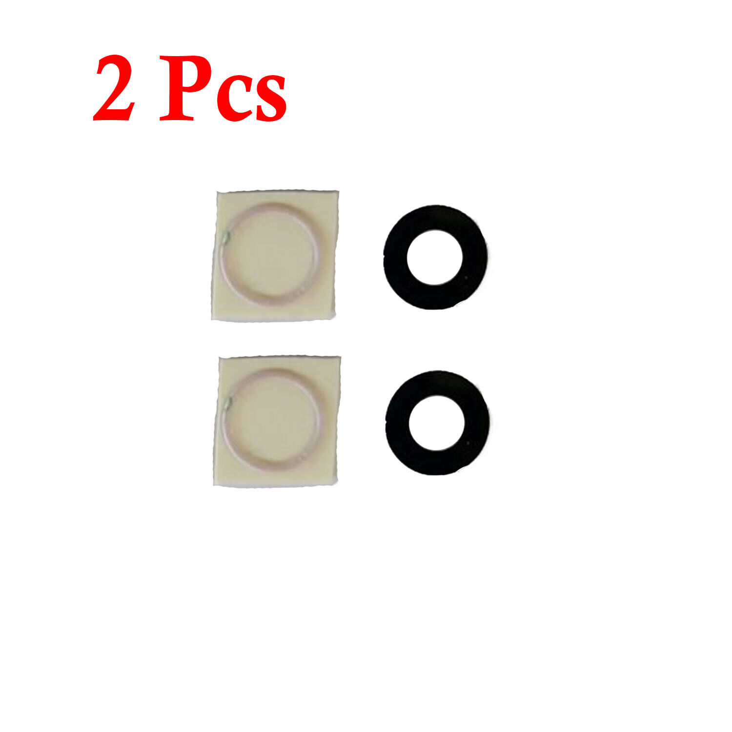 2Pcs Replacement Back Camera Lens Glass for iPhone XR with Adhesive GLASS ONLY Unbranded Does not apply