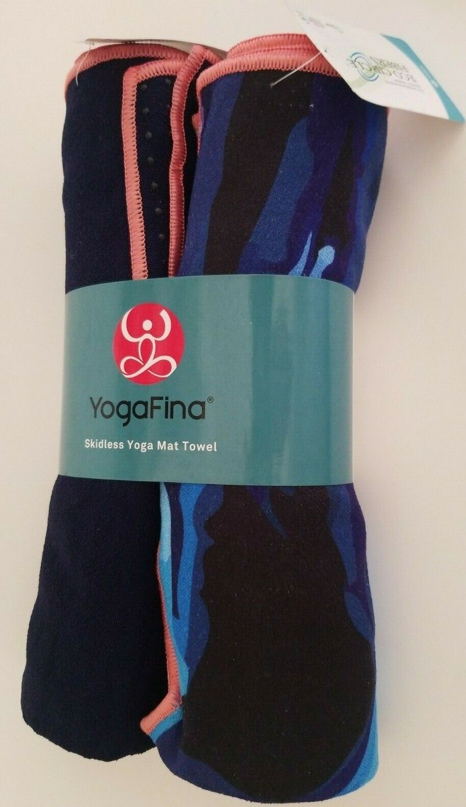YogaFina Horizon Skidless Hot Yoga Mat Towel 2 Pack FREE EXPEDITED SHIPPING  Unbranded 1364383