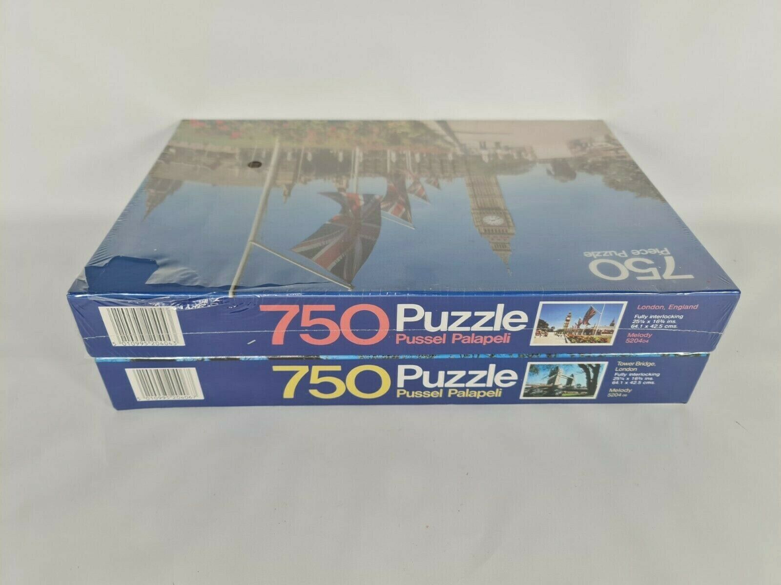 New 2x Vintage London England + Tower Bridge London Jigsaw Puzzle 750 Pieces  Arrow - фотография #7