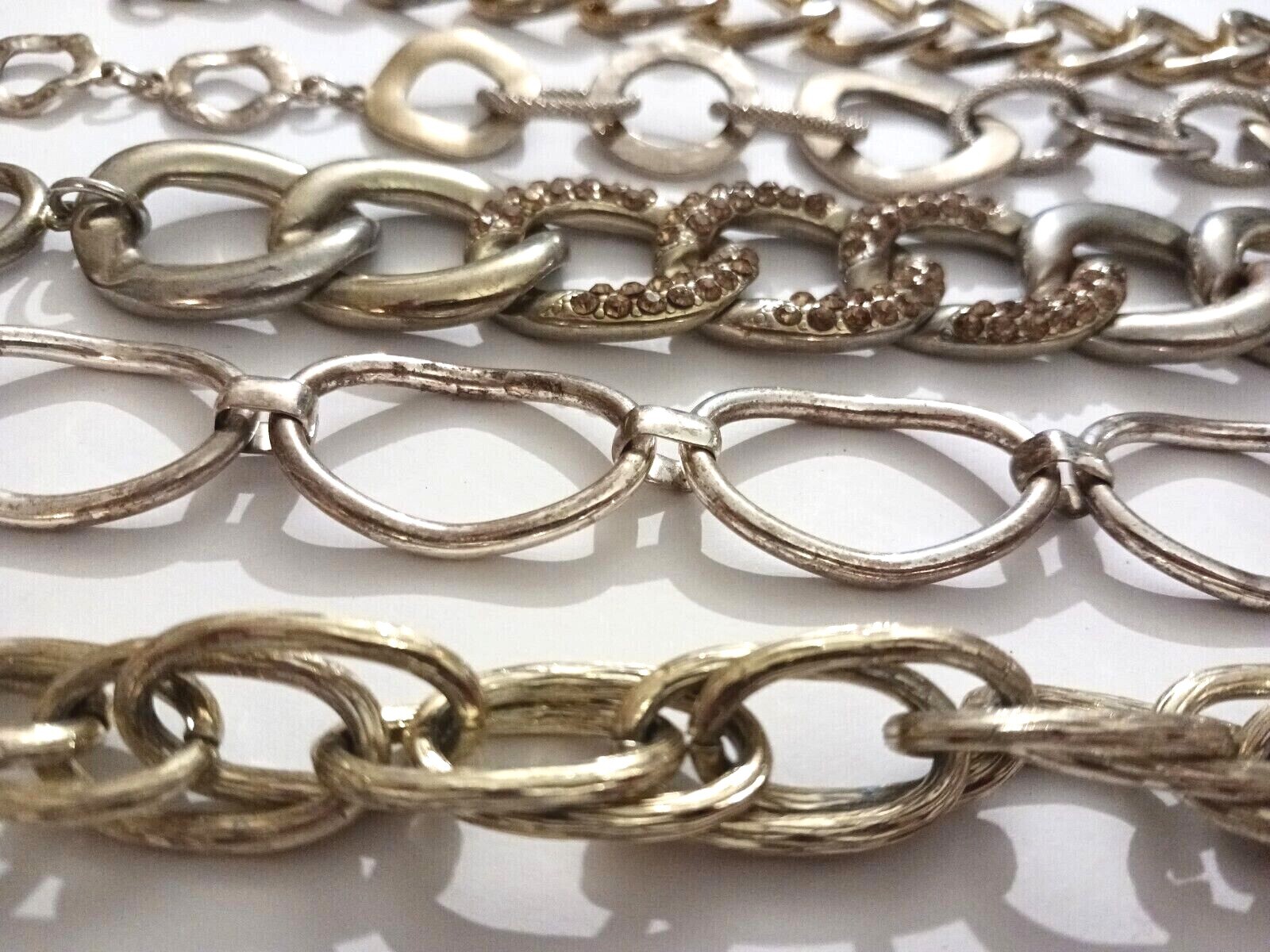 Heavy chunky chain bracelets. Lisner, Premier designs, 8" long. toggle, box + Lisner does not apply - фотография #2