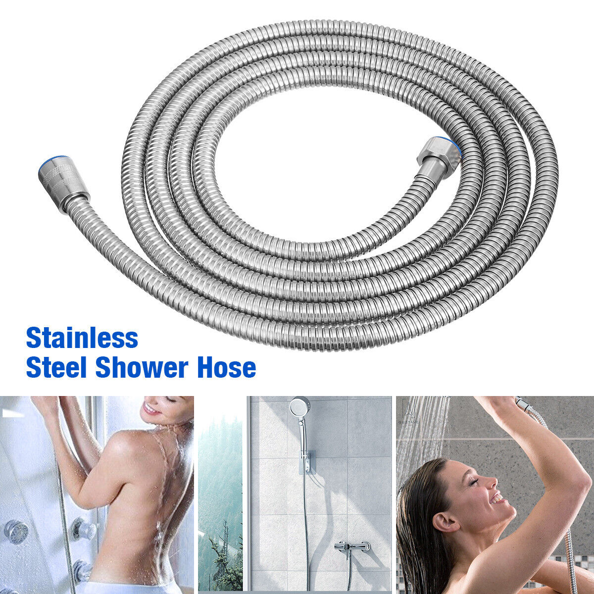 10FT Shower Head Hose Handheld Extra Long Stainless Steel Bathroom Flexible Tube Unbranded - фотография #3