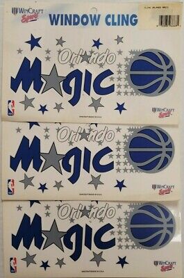NBA Orlando Magic Window Cling, NEW (Lot of 3 Clings) Без бренда - фотография #2