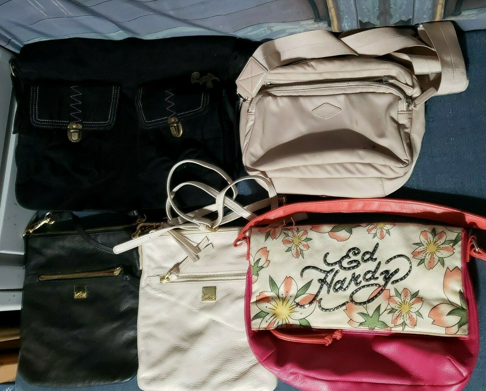 Lot of 23 Purses Handbags Bag Wallets Fanny Roxy Relic Tyler Rodan Madden Girl Various Brands - фотография #6