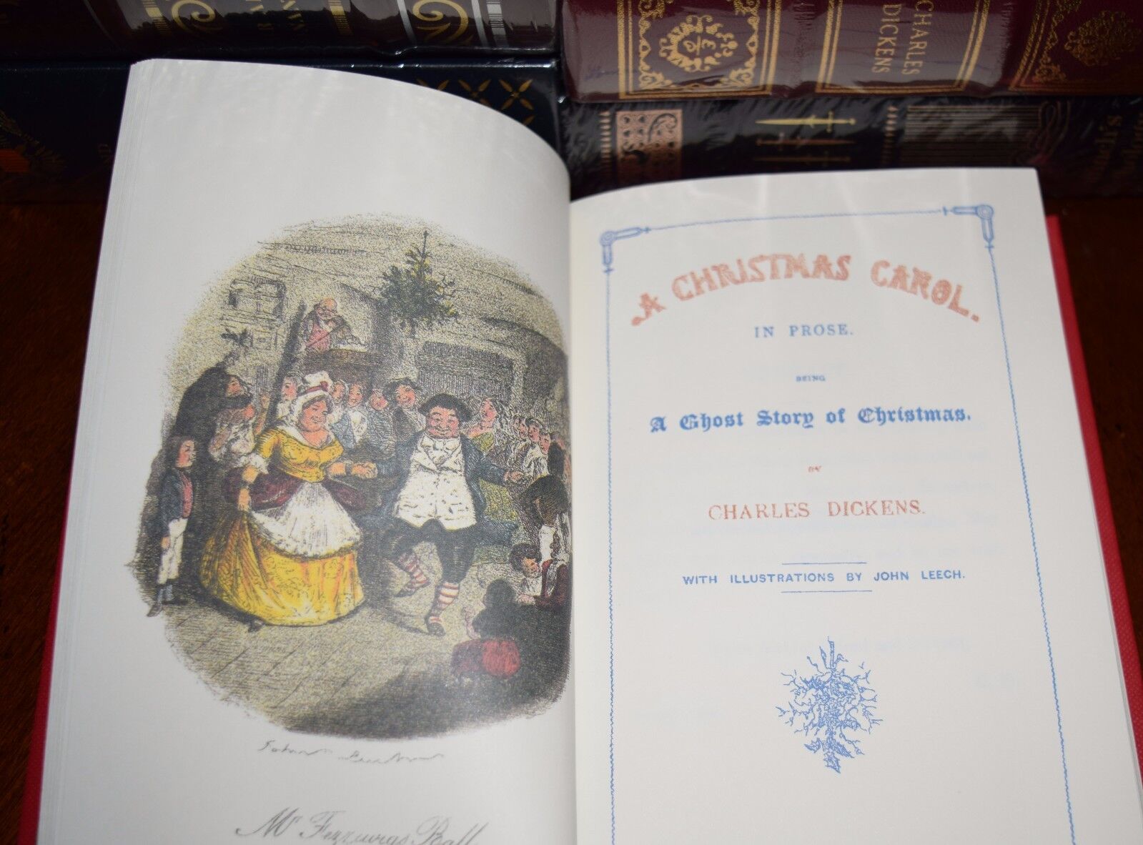 New Christmas Carol by Charles Dickens Deluxe Hardcover Gilt Edge Slipcase Gift Без бренда - фотография #6