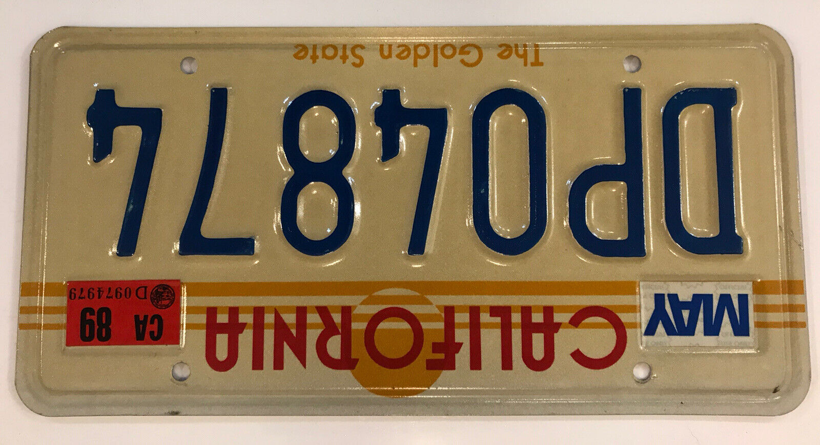 HANDICAP WHEELCHAIR 1989 Sunset license plate DP disabled handicapped disability Без бренда - фотография #12