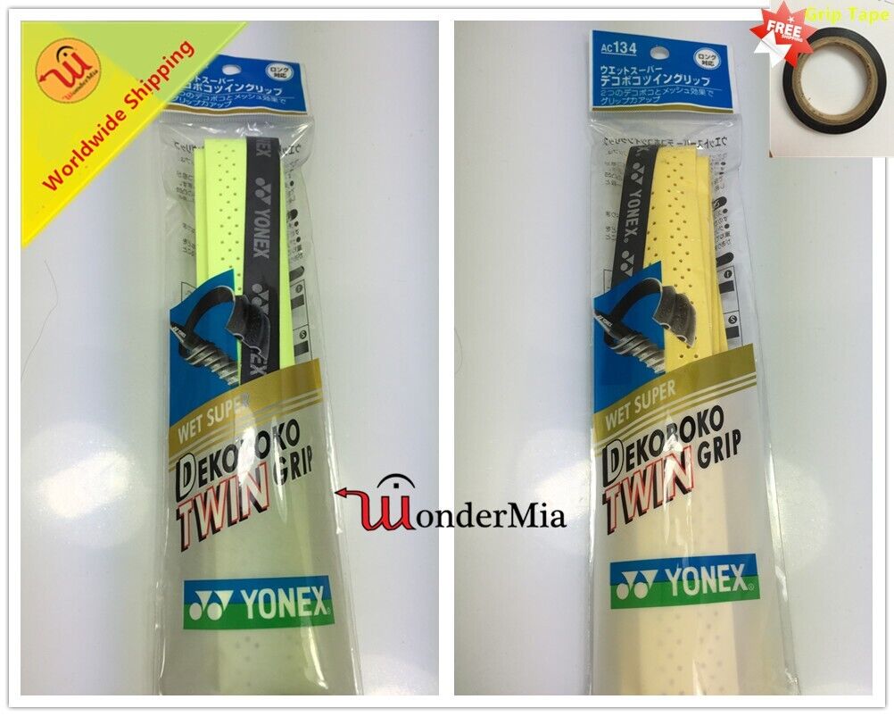 5pcs YONEX Anti slip Absorbent Tennis Badminton Grip Foam +Tape AC134 (2 COLOR) YONEX Does Not Apply