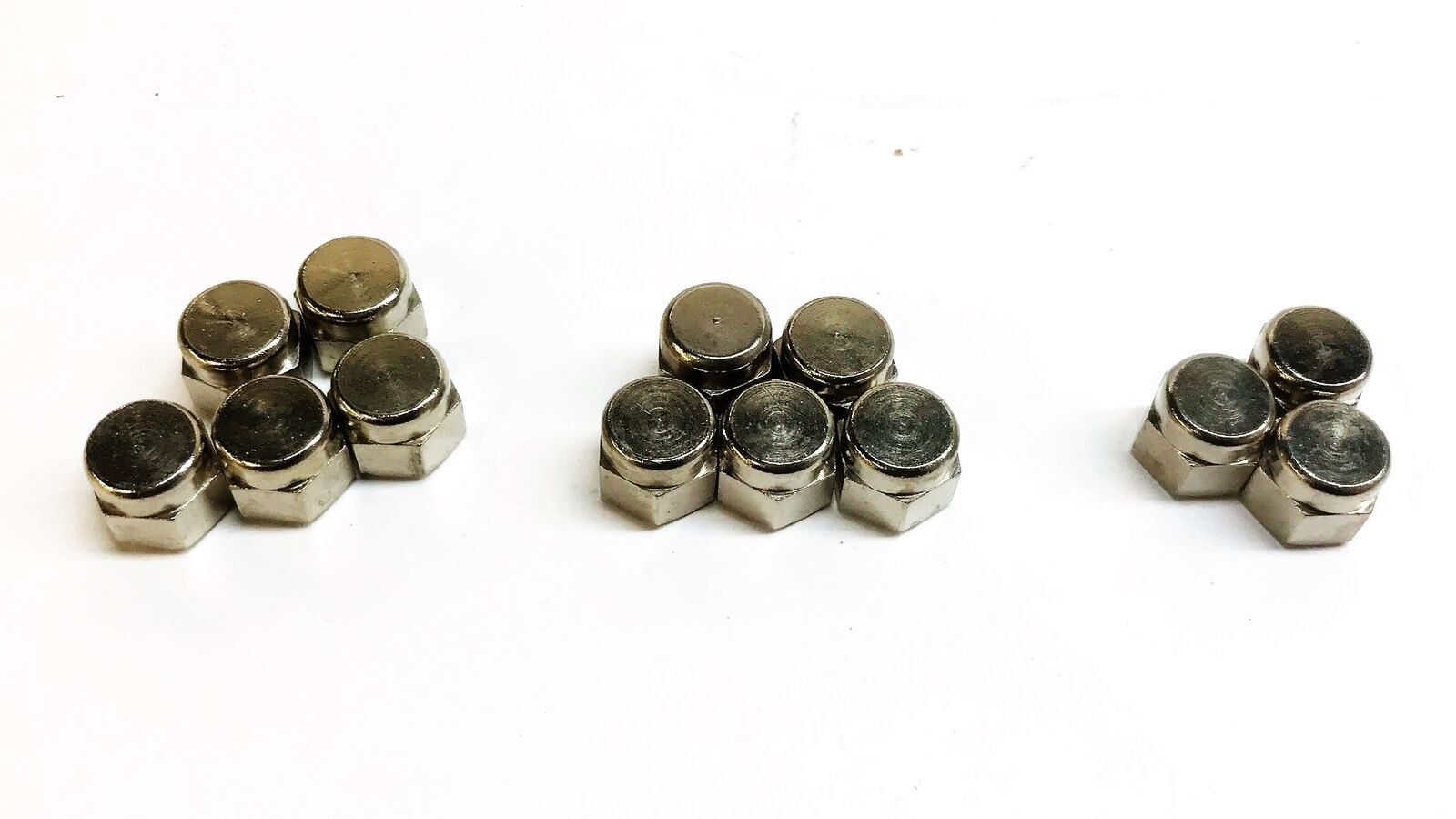 Unbranded 1/4" Flat Top Hex Head Cap Nut [Lot of 13] NOS American Standard NA