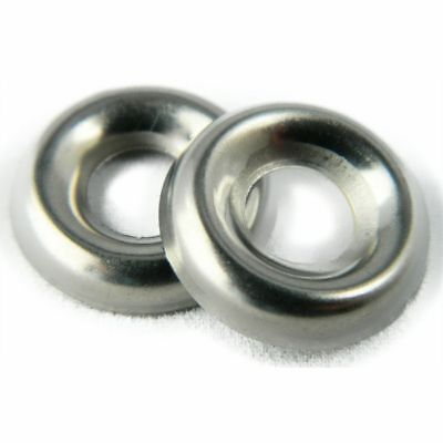 Stainless Steel Cup Washer Finishing Countersunk #8 Qty 250 Fastenere 4053810