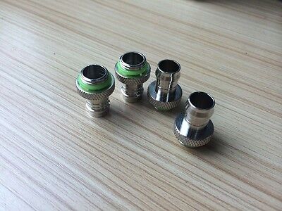 10 Pcs Bykski Barb Fitting Water Cooling Radiator For 3/8" ID G1/4 Chromed Unbranded Does Not Apply - фотография #2