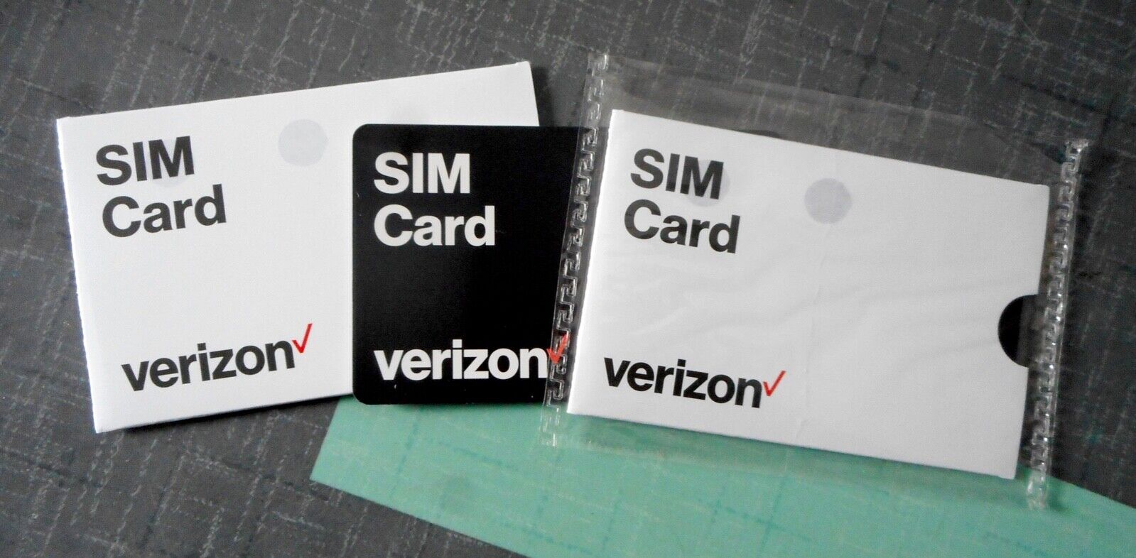 VERIZON WIRELESS 2 two SIM cards cell phone cellphone accessory Verizon