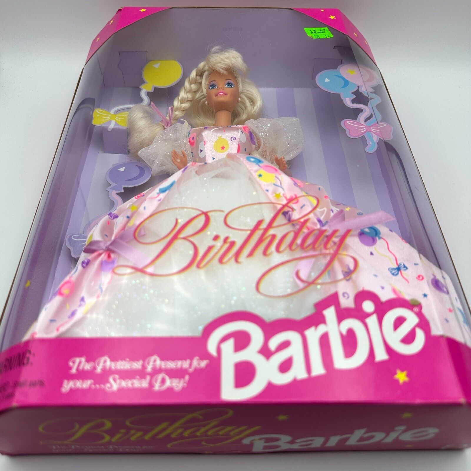 Birthday Barbie 1996 Doll & Accessories Blonde New in Box NRFB Mattel #15998 Mattel 15998 - фотография #6