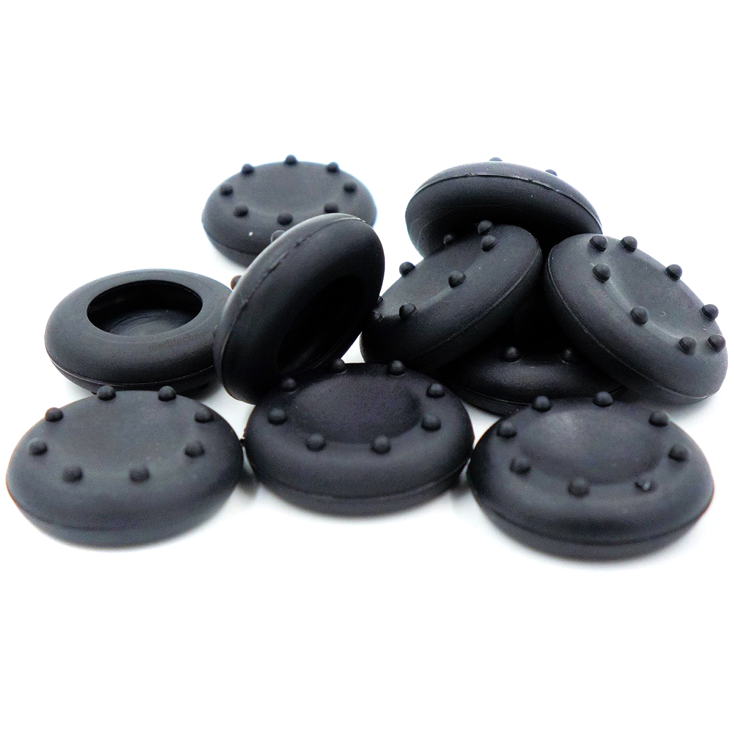10x Black Thumbstick Grips Cap Cover Thumb Stick Grip for Xbox 360 PS3 PS4 Wii Unbranded/Generic PS4 PS3