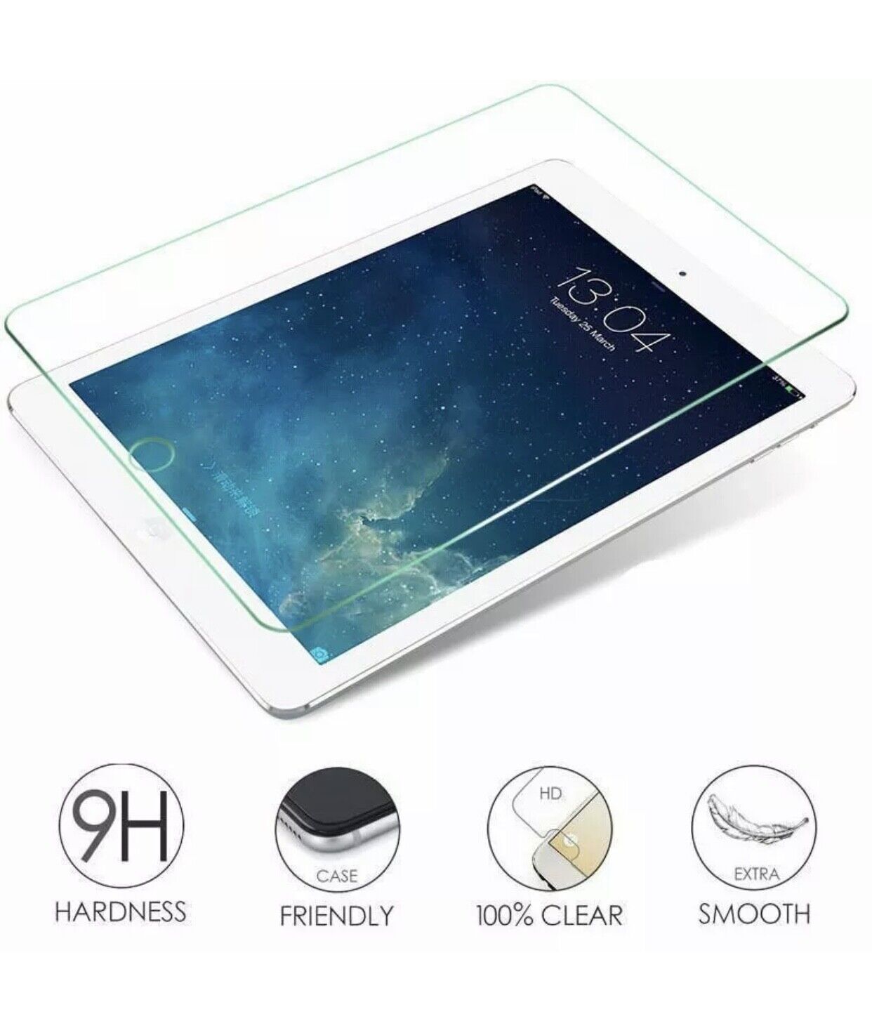 3-Pack Tempered GLASS Screen Protector for Apple iPad 10.2 9th Generation 2021 Unbranded Does Not Apply - фотография #3