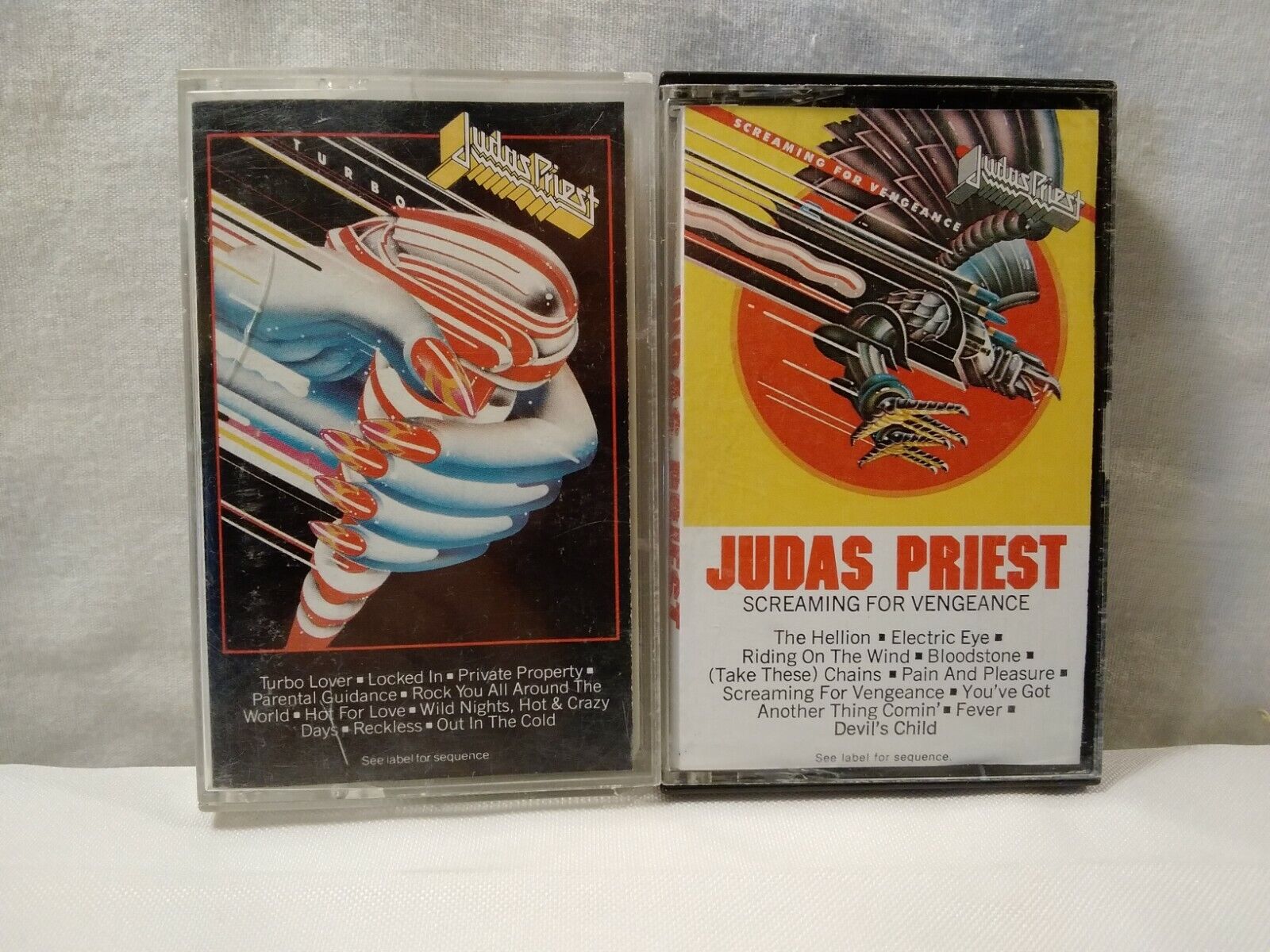 JUDAS PRIEST TURBO & SCREAMING FOR VENGEANCE 2 CASSETTE Без бренда