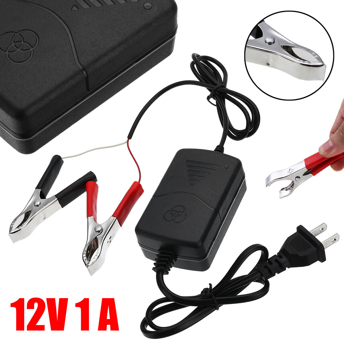 Car Battery Charger Maintainer Auto 12V Trickle RV for Truck Motorcycle ATV US EBL