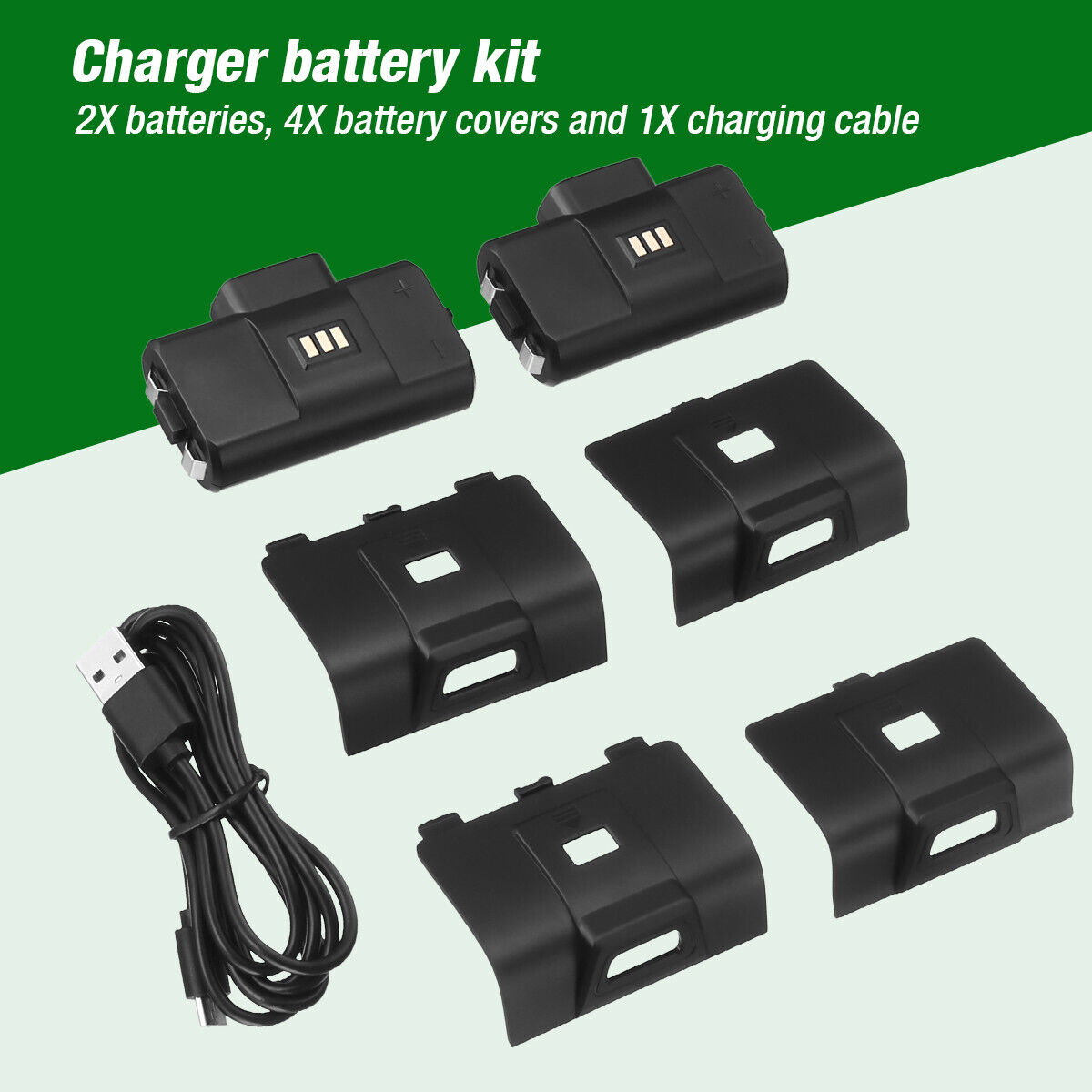 Rechargeable Battery Pack For XBox One X/S Series X/S Controller & Charger Cable EBL - фотография #5