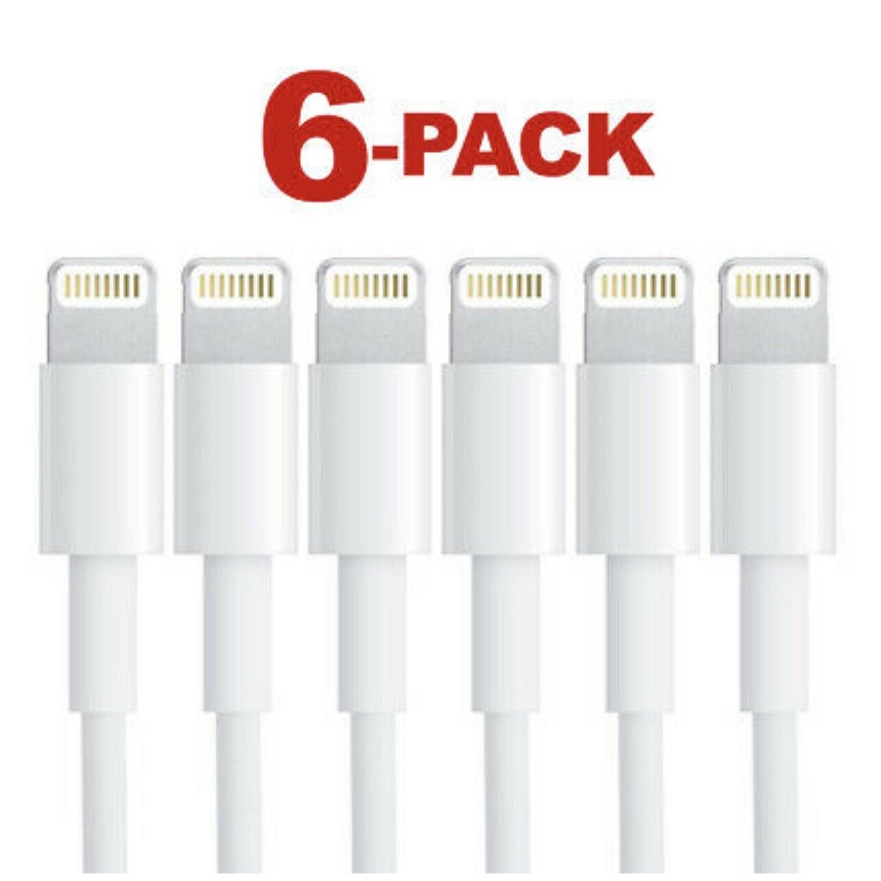 【6Pack 3ft】 Charging Cable Charger Cord For Apple iPhone12 11 XR X Xs MAX 8 7  Unbranded does not apply