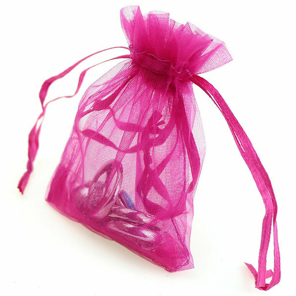 100 200pcs Drawstring Organza Gift Bags Wedding Party Jewelry Pouches 4x6" 5x7" Unbranded/Generic Does Not Apply - фотография #7