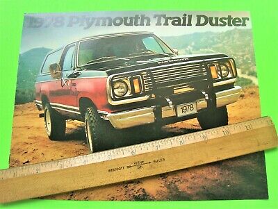 Lot of 6 1976 - 1981 PLYMOUTH TRAIL DUSTER CATALOGS Brochures 42-pgs SPORT UTE Без бренда - фотография #3