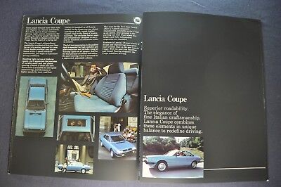 1979-1980 Lancia Catalog Brochure Coupe Sedan HPE Zagato Excellent Original Без бренда Zagato - фотография #7