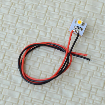 15 x pre-wired warm white SMD LED building interior lighting+ wired resistor 12V Unbranded Does Not Apply - фотография #3
