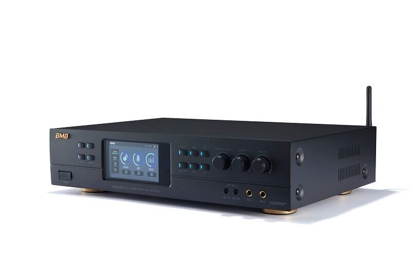 BMB DAR-200HD 400W 2-Channel Karaoke Mixing Amplifier with HDMI/Optical/Bluetoot BMB