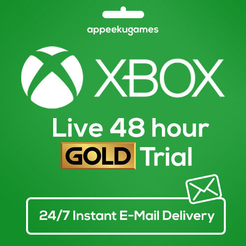 XBOX LIVE 48 HOUR 2 DAYS GOLD TRIAL CODE 48HR - FAST DISPATCH 24/7 Microsoft