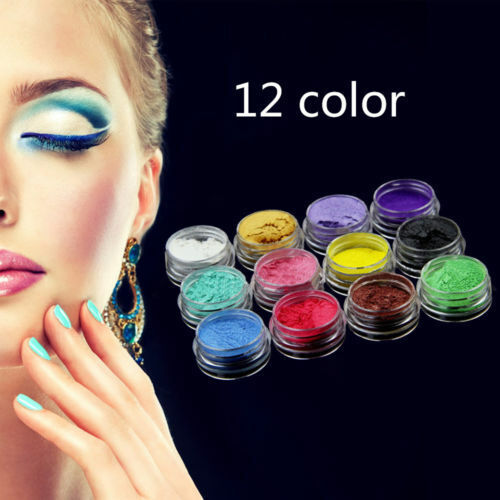 12Box Natural Mica Pigment Powder Fit Soap Cosmetics Resin Nail Colorant Dye HQ Unbranded Does Not Apply - фотография #6