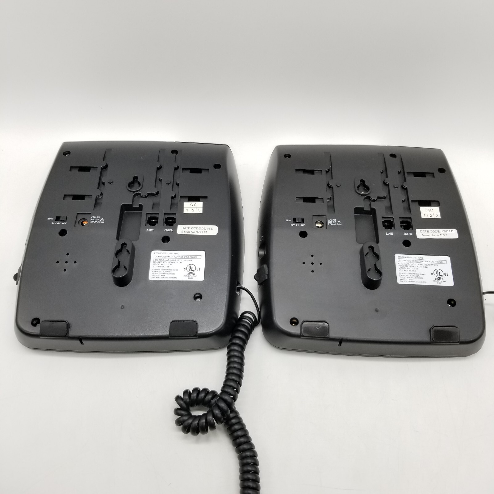Lot of 2 Cortelco Corded Landline Office Desk Phones 270000-TP2-27S Replacements Cortelco Does Not Apply - фотография #20
