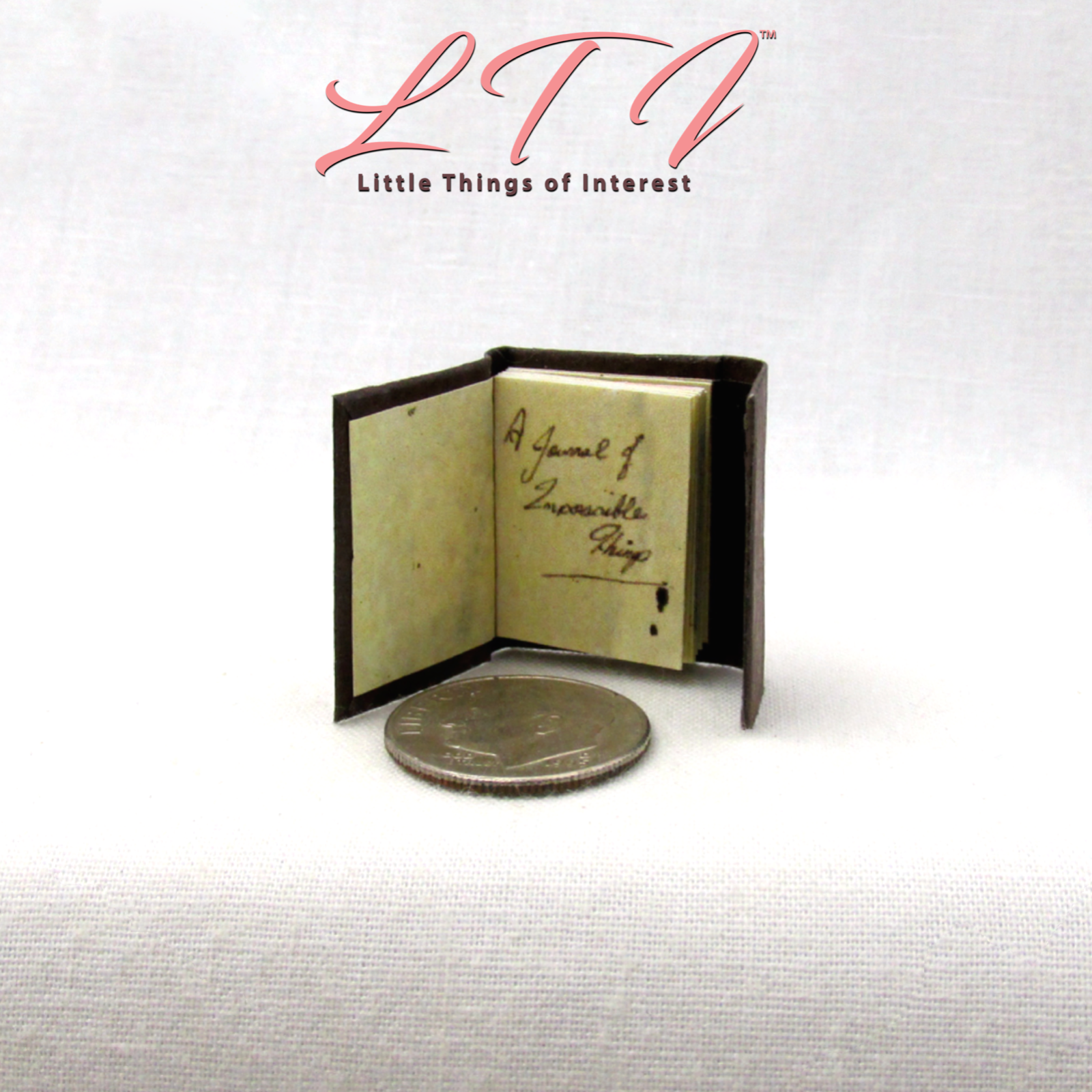 JOURNAL OF IMPOSSIBLE THINGS 1:12 Scale Miniature Readable Illustrated Book Little THINGS of Interest N/A - фотография #3