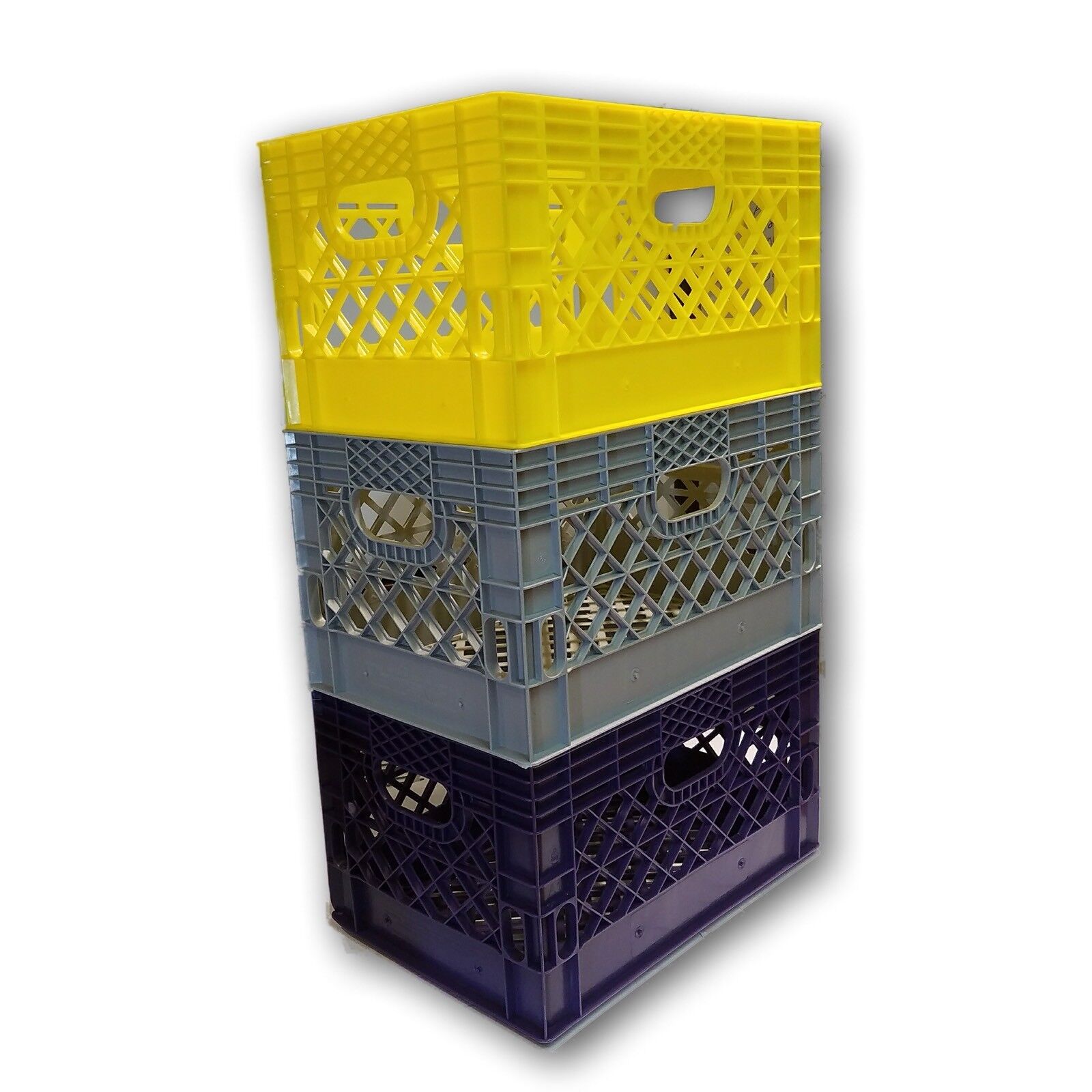 Blue Or Any Other Color You Want Rectangular Milk Crate Rigid Plastic Без бренда