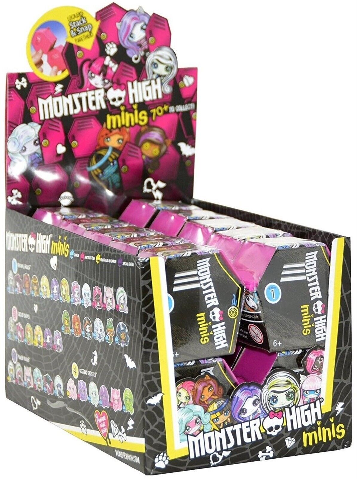 Monster High Minis! Series 1 SEALED Case of 20 mini figures! Blind Packs! Mattel