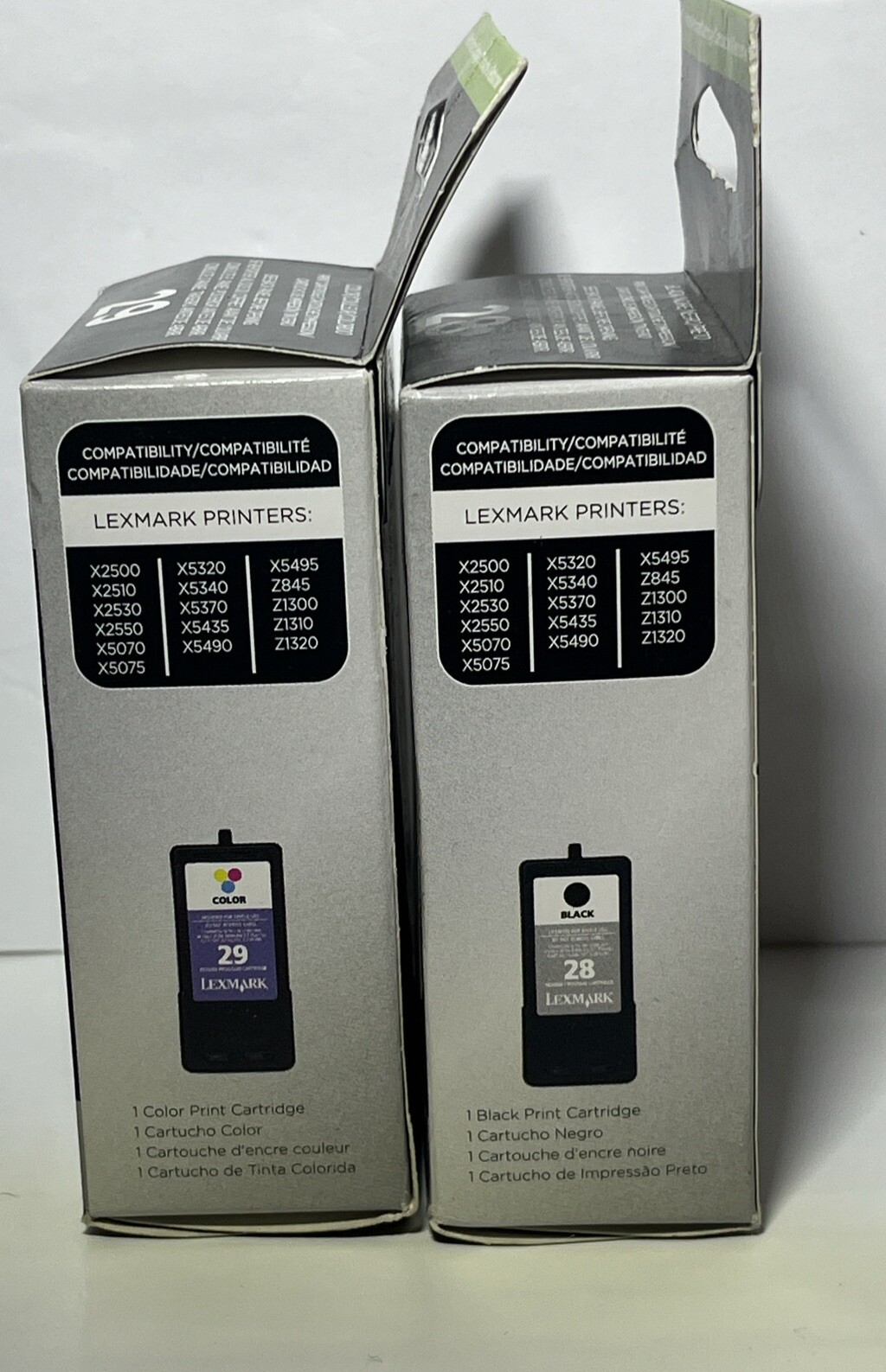 New Genuine Lexmark 28 29 2PK Ink Cartridges X Series X2530 Z Series Z1310 Z845 Lexmark ‎18C1428 - фотография #2