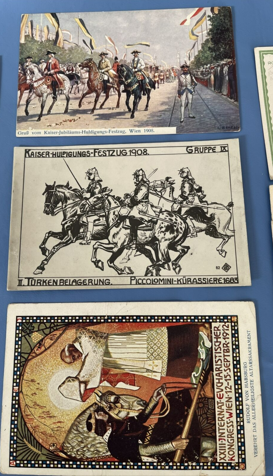 Austria, Hapsburg, lot of 17 special postcards marking Special Events 1908-1921 Без бренда - фотография #5