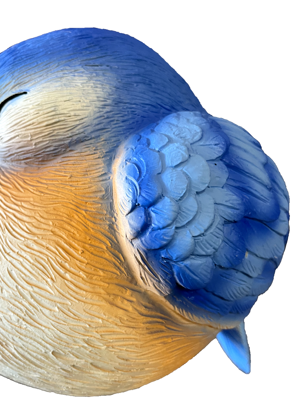 Blue Bird Hand-Painted Hanging Birdhouse - Durable Resin- 7.75" x 7.25" x 8.75" Без бренда - фотография #3