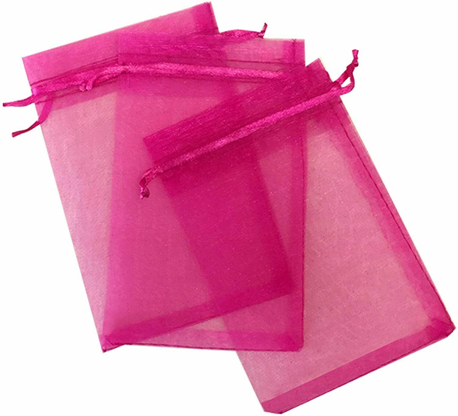 New "4x4" Drawstring Organza Bags Jewelry Pouches Wedding Party Favor Gift Bags Unbranded - фотография #4