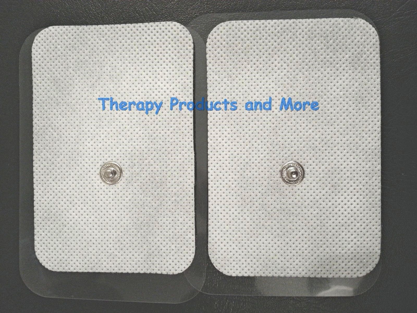 XL WIDE ELECTRODE REPLACEMENT MASSAGE PADS (4) (3.5" X 2.3") FOR TENS IFC NMES Unbranded does not apply