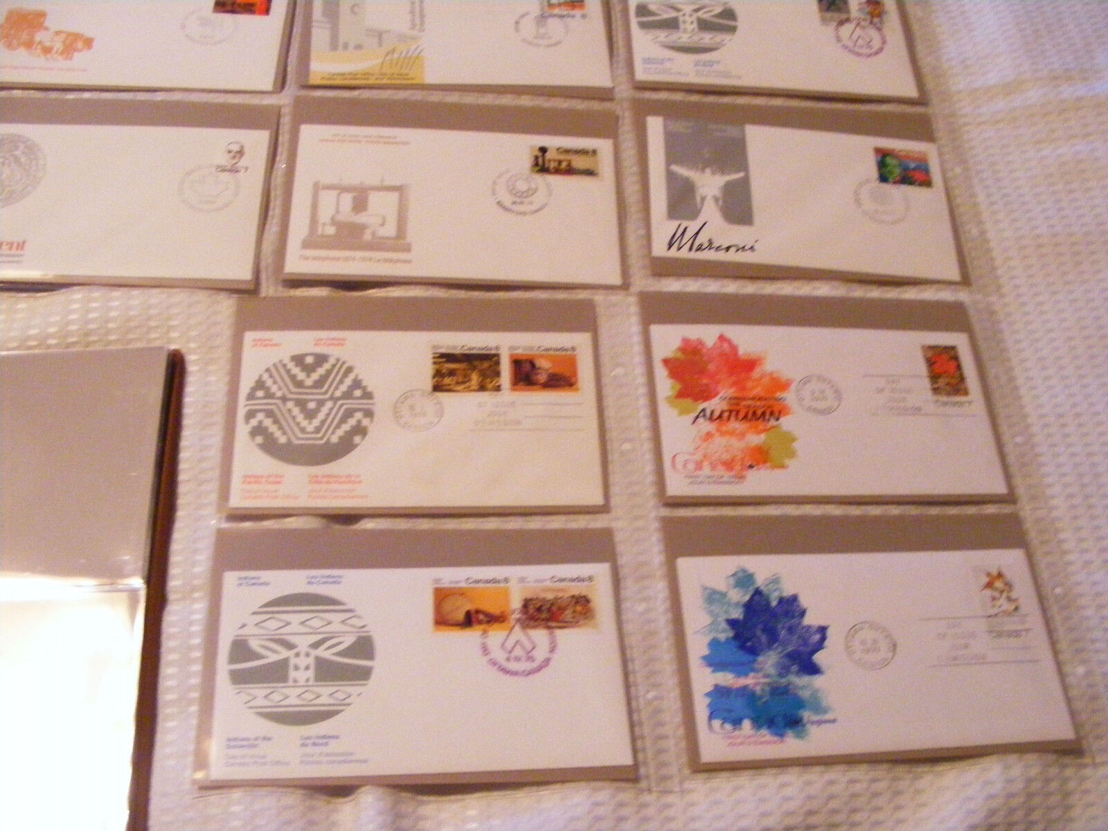 Canada  37  First  Day  Covers  1971 To 1978   In  A  Tan  Coloured   Safe Album Без бренда - фотография #7