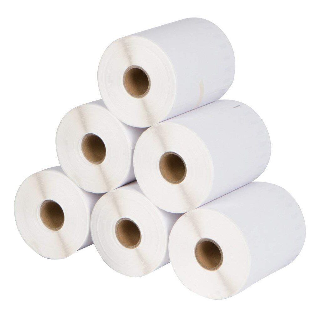 6 Rolls DYMO 4XL Direct Thermal Shipping Labels 4x6 1744907 Compatible 220/Roll Unbranded Does Not Apply