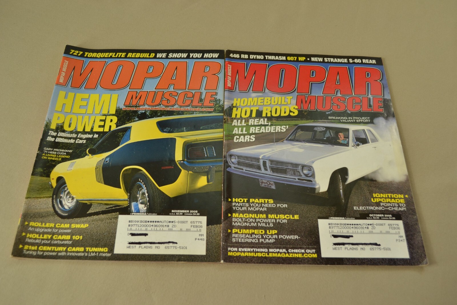 2005 Mopar Muscle Magazine Lot of 11  mopar - фотография #8