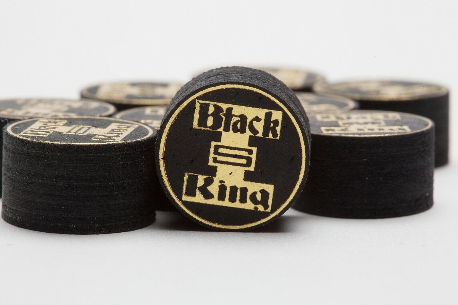 3 Black King Tips- Pool Cue Tips - Billiard Tips Layered Pigskin Like Kamui 14mm Black King Does Not Apply - фотография #5