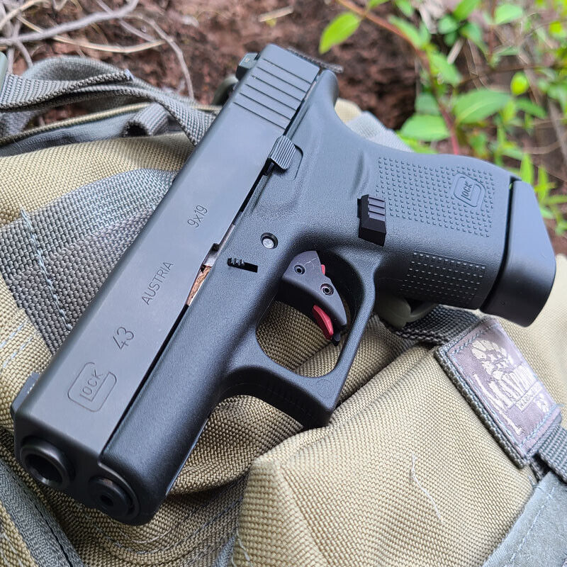Rowe Tactical Extended Mag Release for Glock 43 / G43 - Black Anodized Aluminum Rowe Tactical 100063 - фотография #5