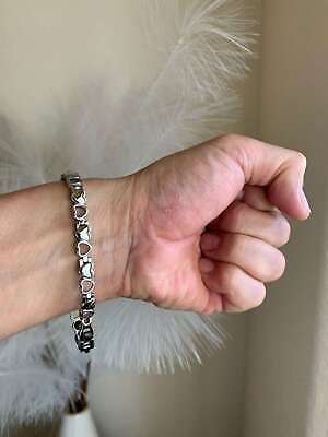 Heart Love Magnetic Bracelet for women men Balance Energy Power Luck Joy Calm RX Belle Sante - фотография #9
