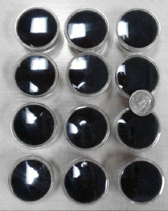 12 Gem jars BLACK foam Inserts display Your gem stones JD023 Silversmithsupply.com - фотография #3