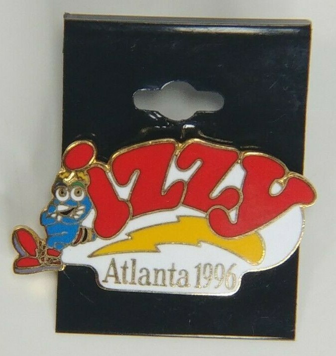 Lot of 7 1996 ATLANTA Centennial Olympics Pins Mascot Izzy Souvenir  Без бренда - фотография #2