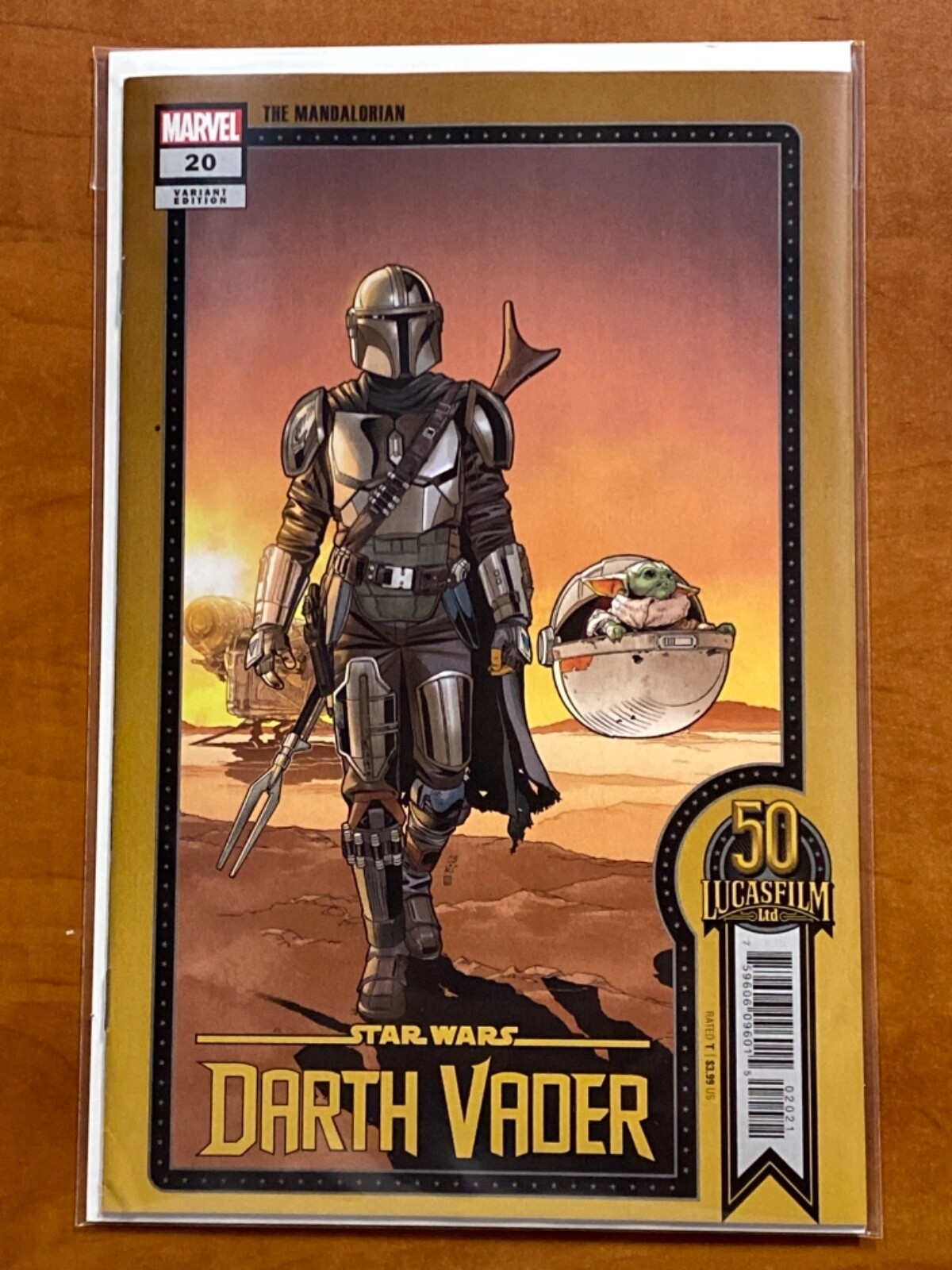 DARTH VADER 20 SET- GROGU MANDALORIAN COVER VARIANT~ Marvel SHIPS IMMEDIATELY Без бренда - фотография #3