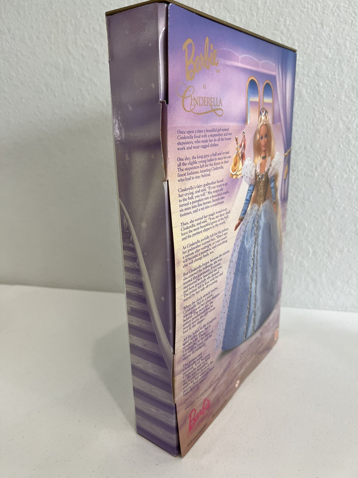 1999 Walt Disney 50th Anniversary Cinderella Barbie Doll Collector NEW NIB Disney - фотография #4