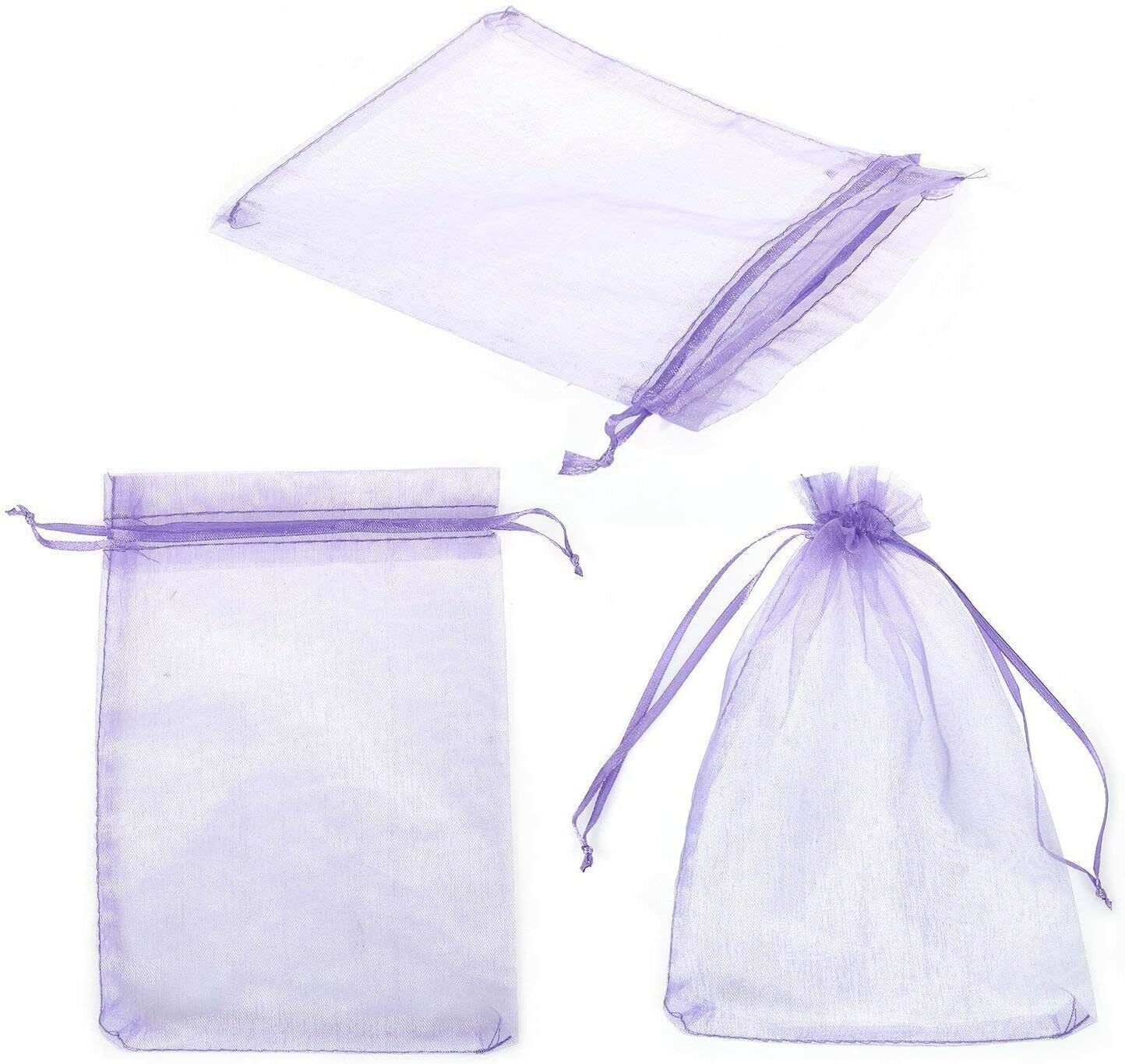  New "4x4" Drawstring Organza Bags Jewelry Pouches Wedding Party Favor Gift Bags Unbranded - фотография #2