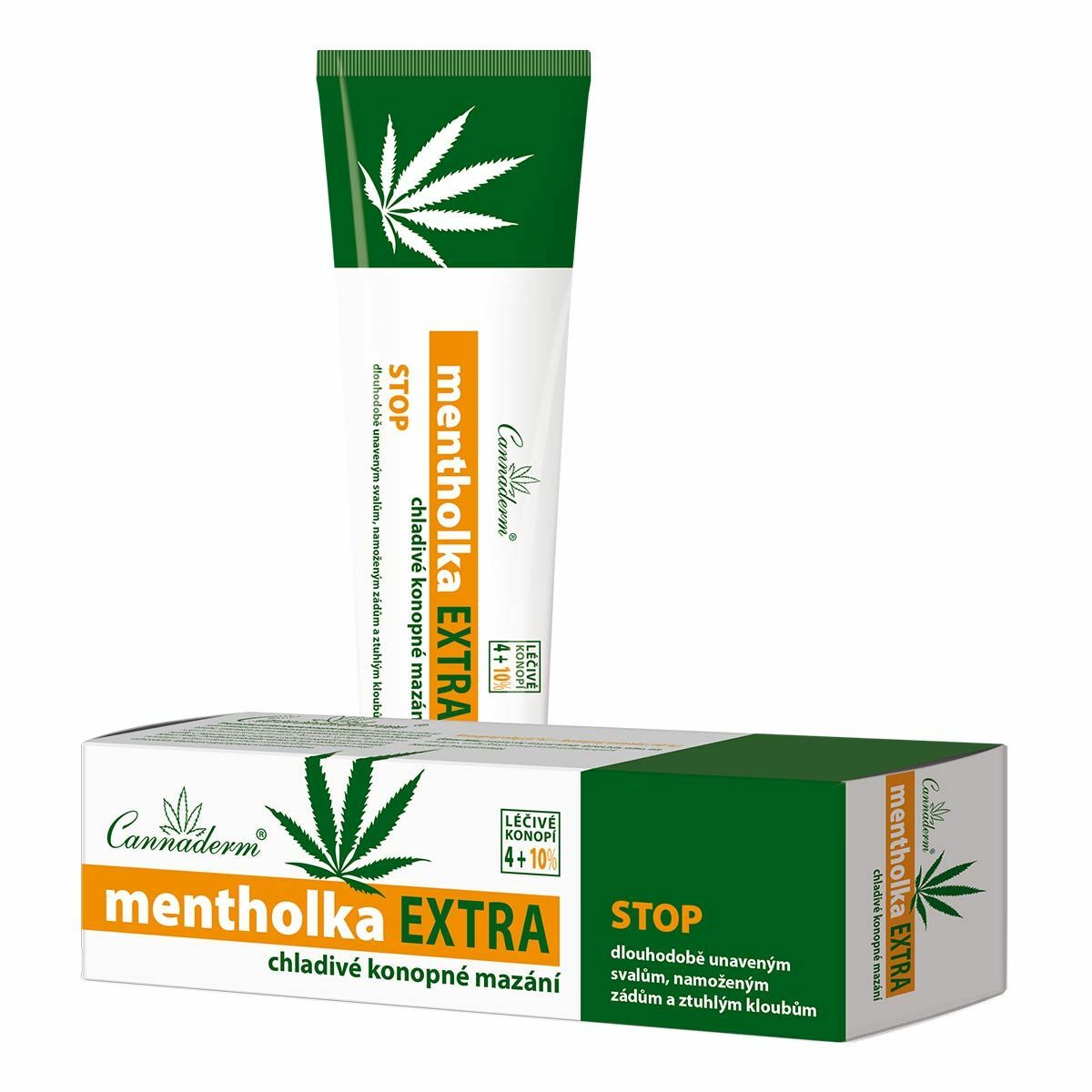 Mentholka Extra Cooling gel for muscle and joints Pain relief Fatigue spine x2 Cannaderm 8594059736475 - фотография #2